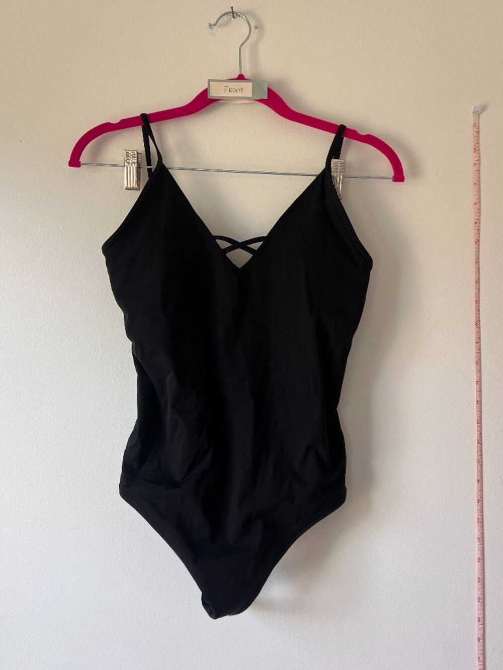 Lululemon Black Strappy One Piece Swimsuit Size 4 Never Worn